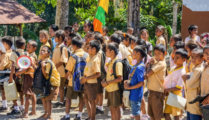 School children in Indonesia.